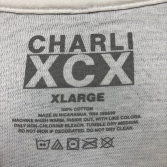 Charli xcx 360 Lyric brat Album Electric Dance Club Tee XL - Picture 4 of 4